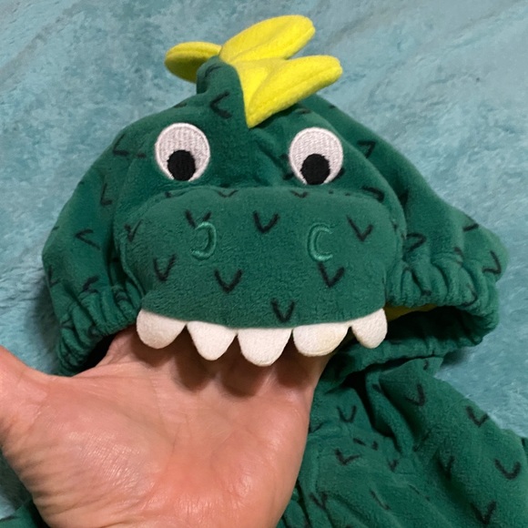 Green Dinosaur Kids Costume - Picture 4 of 10